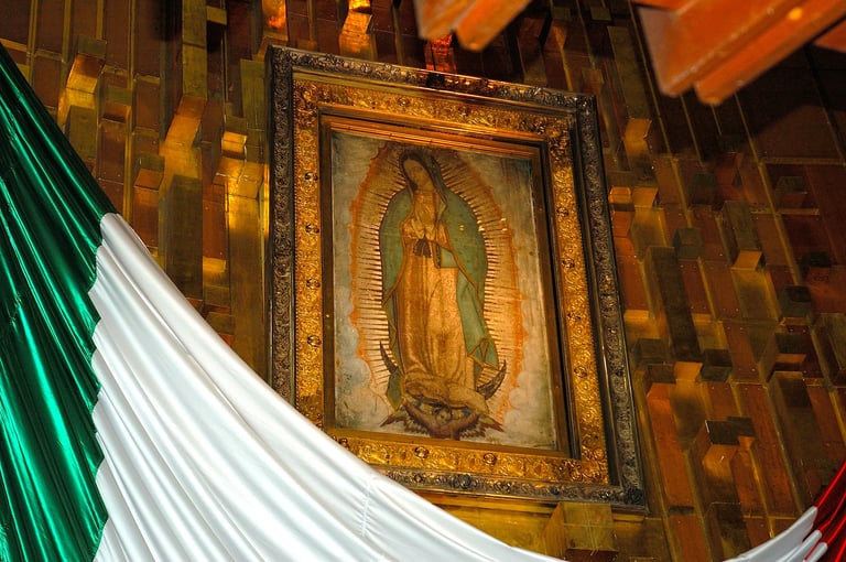 Painting of Our Lady of Guadalupe